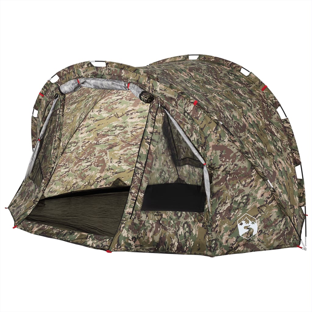 Tente de pêche 4 personnes motif camouflage imperméable