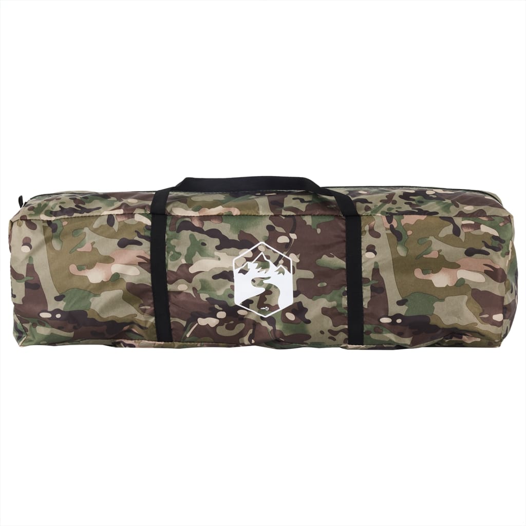 Tente de pêche 4 personnes motif camouflage imperméable