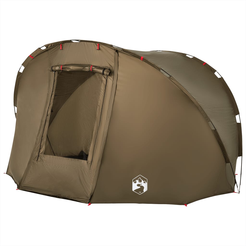 Tente de pêche 5 personnes vert olive imperméable