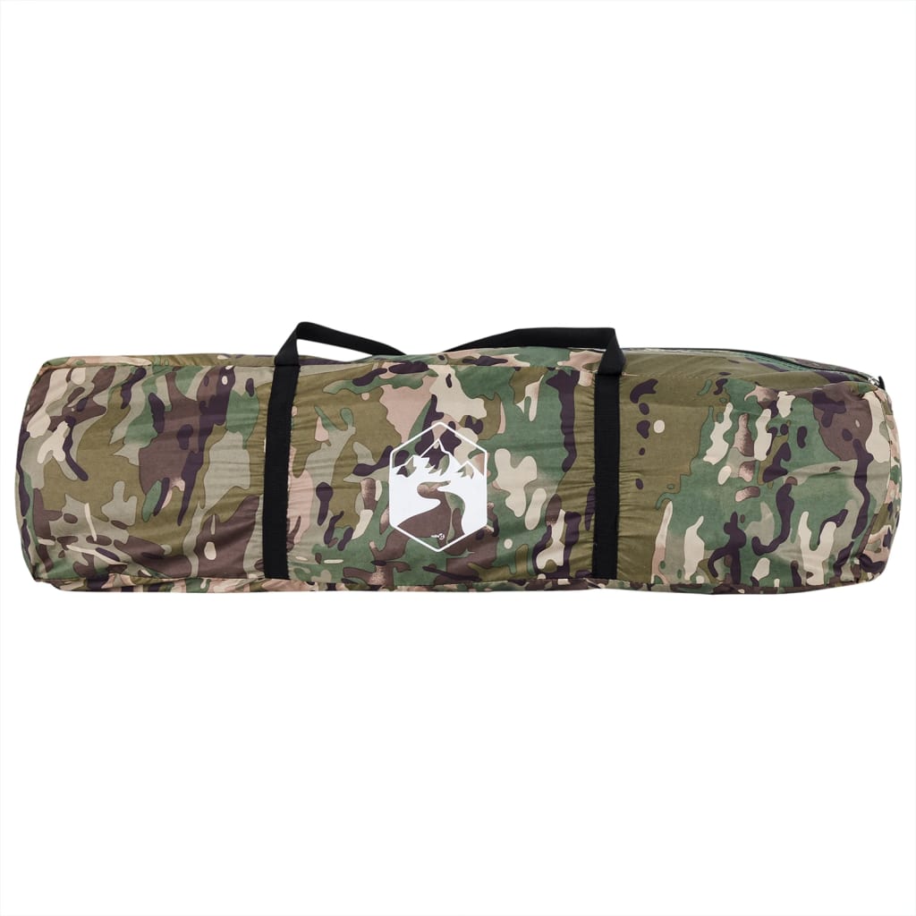 Tente de pêche 5 personnes motif camouflage imperméable