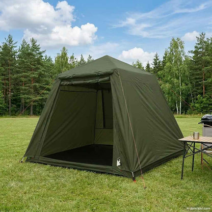 Angelzelt 4 Personen Olivgrün Quick Release