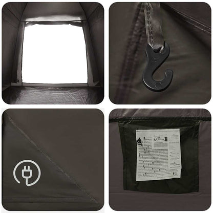 Angelzelt 4 Personen Braun Quick Release