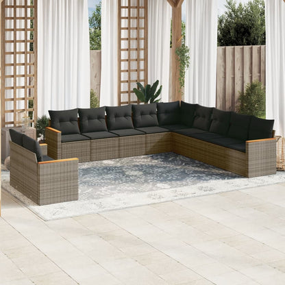 Patio Sofa Set 11-Sitzer Grey