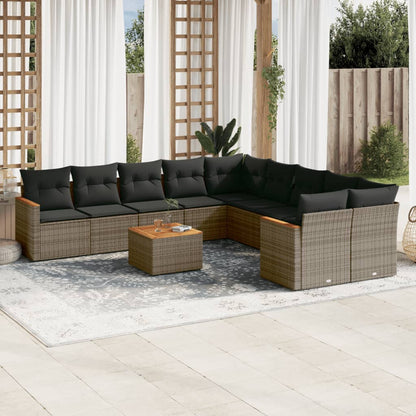 Patio Sofa Set 10-Sitzer Grey