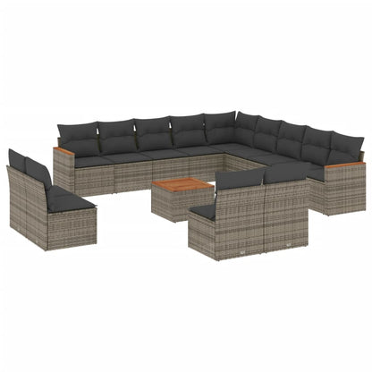 Patio Sofa Set 13-Sitzer Grey