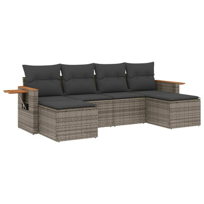 Patio Sofa Set 4-Sitzer Grey