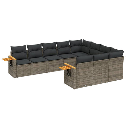 Patio Sofa Set 10-Sitzer Grey