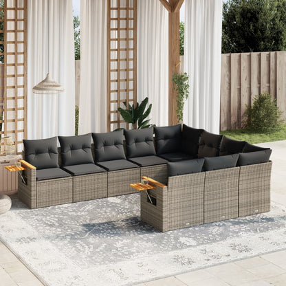 Patio Sofa Set 10-Sitzer Grey