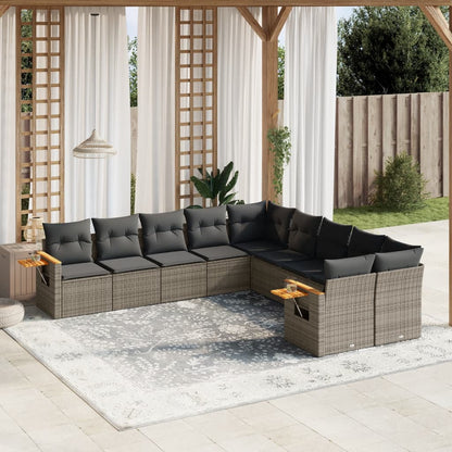 Patio Sofa Set 10-Sitzer Grey