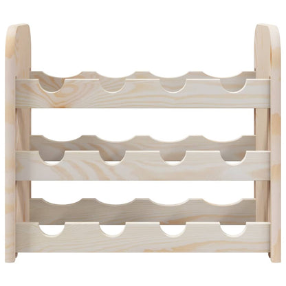 Weinregal 43x25x37 cm Massivholz Kiefer