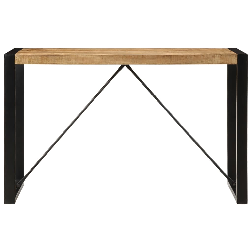 Table à manger 120x55x76 cm Bois de manguier brut