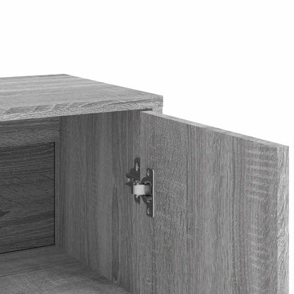 Sideboards 2 Stk. Grau Sonoma 60x31x84 cm Holzwerkstoff