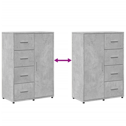 Sideboards 2 Stk. Betongrau 60x31x84 cm Holzwerkstoff