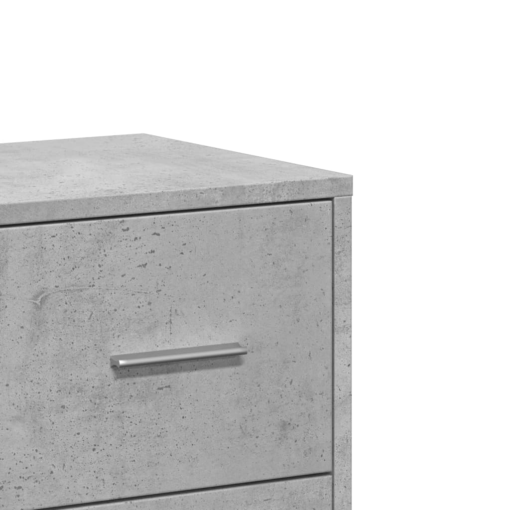 Sideboards 2 Stk. Betongrau 60x31x84 cm Holzwerkstoff