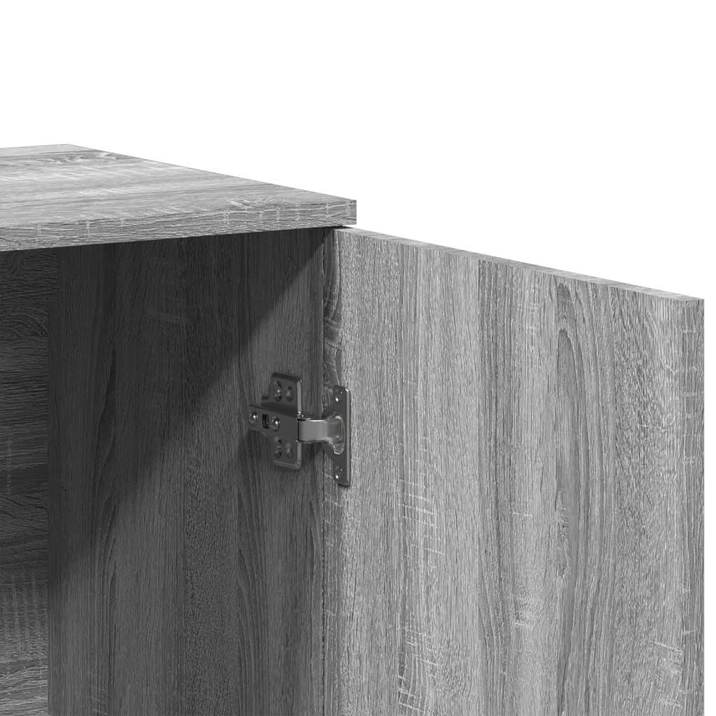 Sideboards 3 Stk. Grau Sonoma Holzwerkstoff