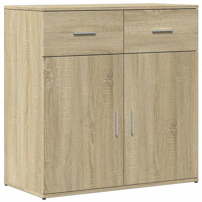 Sideboards 2 Stk. Sonoma-Eiche 79x38x80 cm Holzwerkstoff