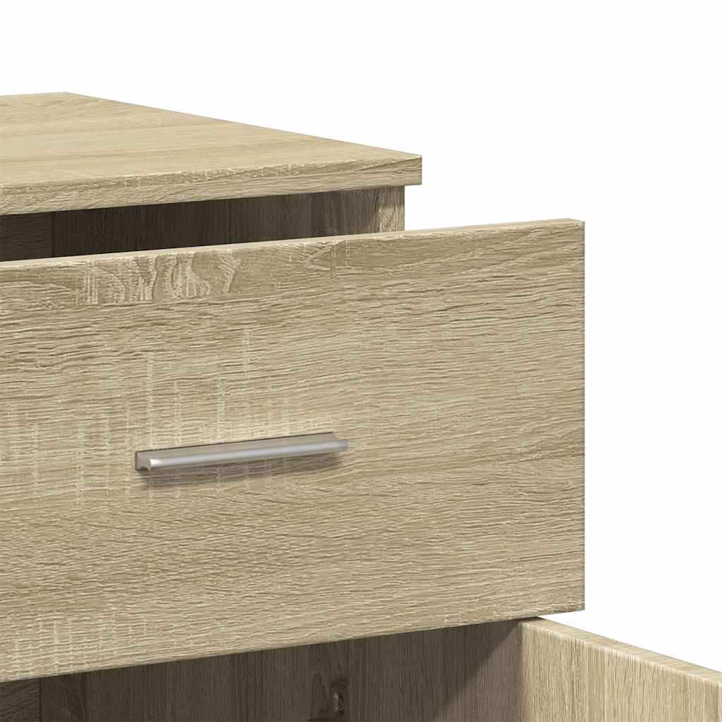 Sideboards 2 Stk. Sonoma-Eiche 79x38x80 cm Holzwerkstoff