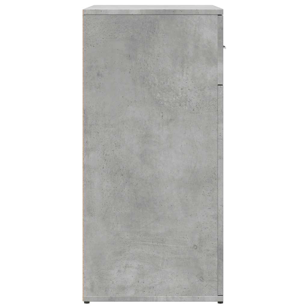 Sideboards 2 Stk. Betongrau 79x38x80 cm Holzwerkstoff