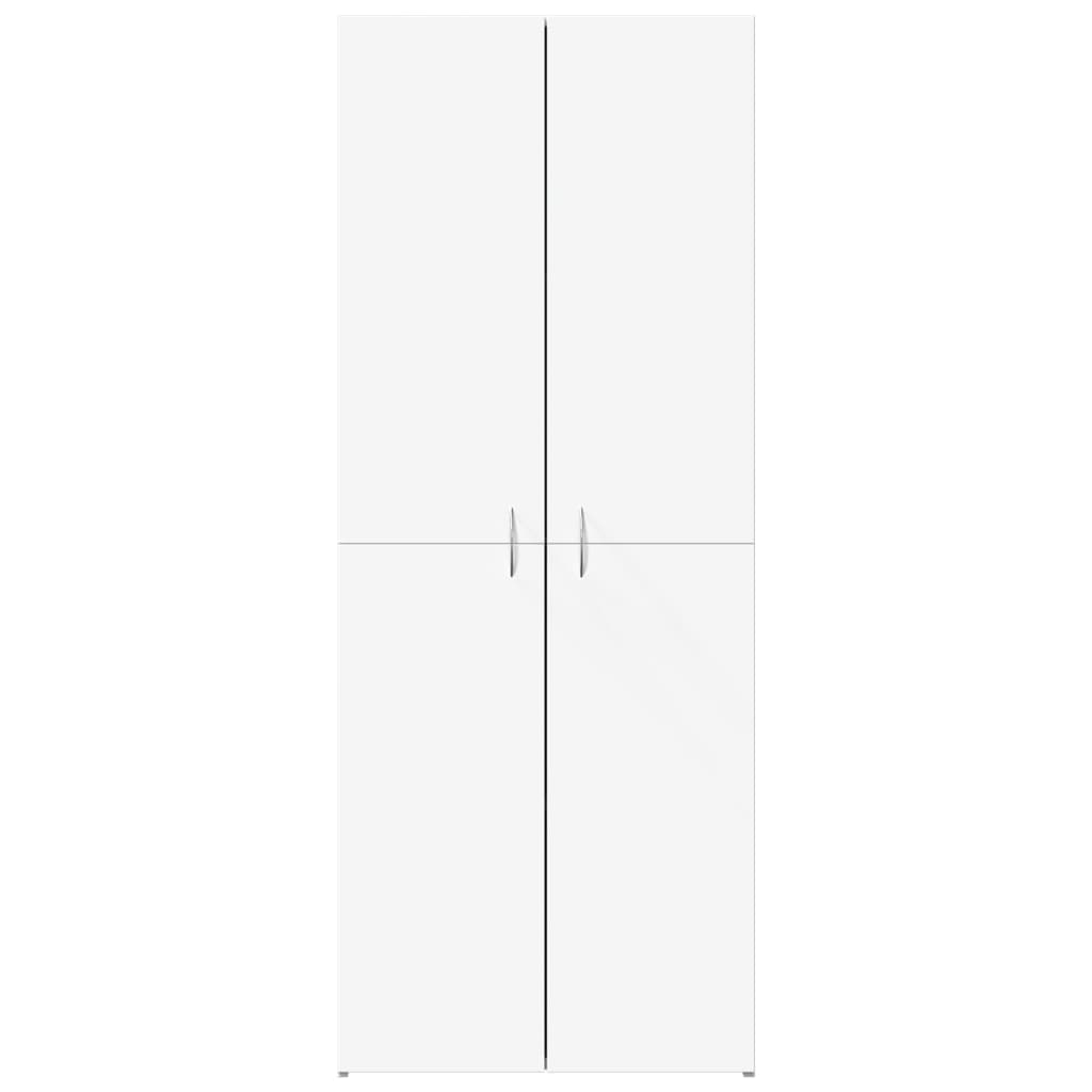 Aktenschrank Weiß 60x32x153 cm Holzwerkstoff