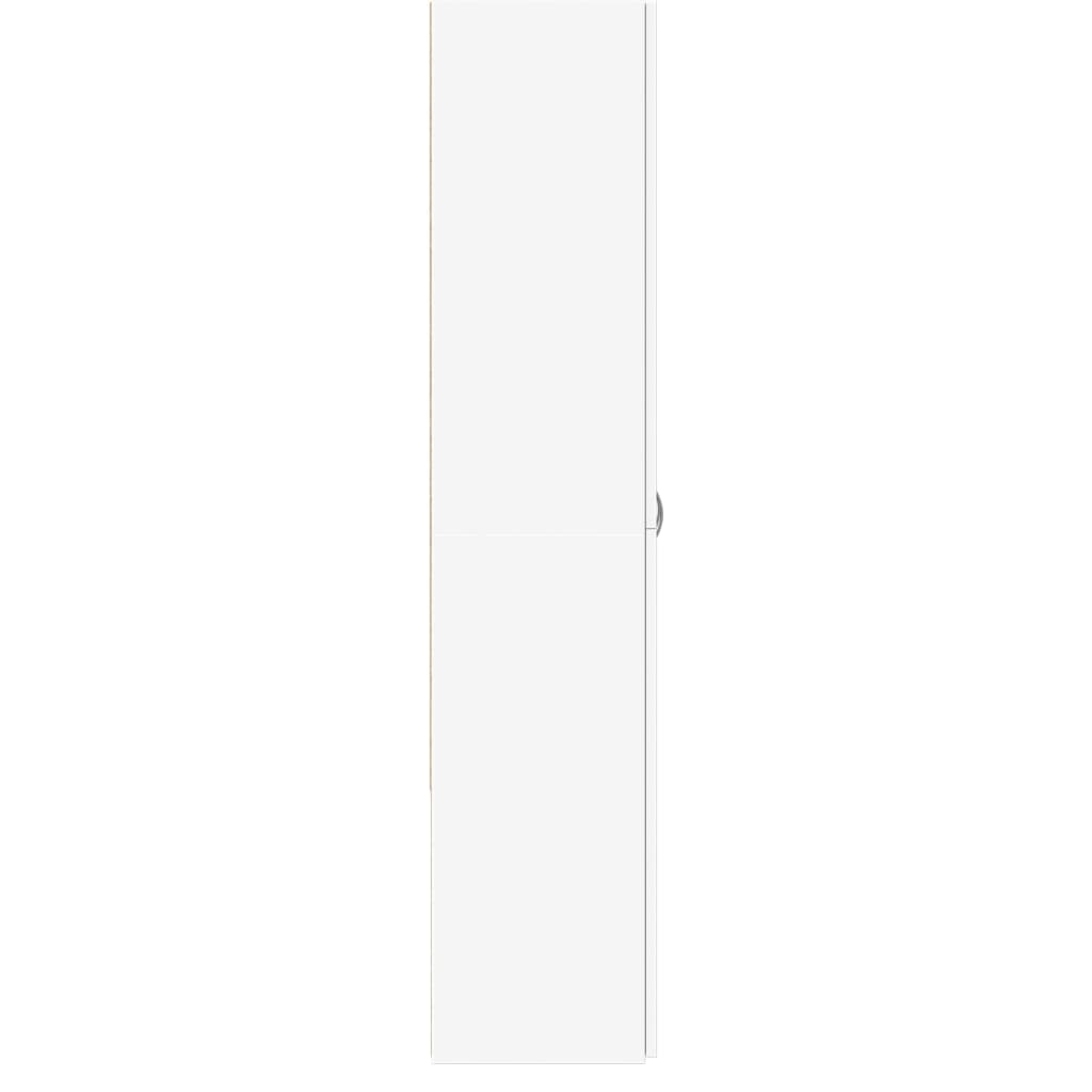Aktenschrank Weiß 60x32x153 cm Holzwerkstoff