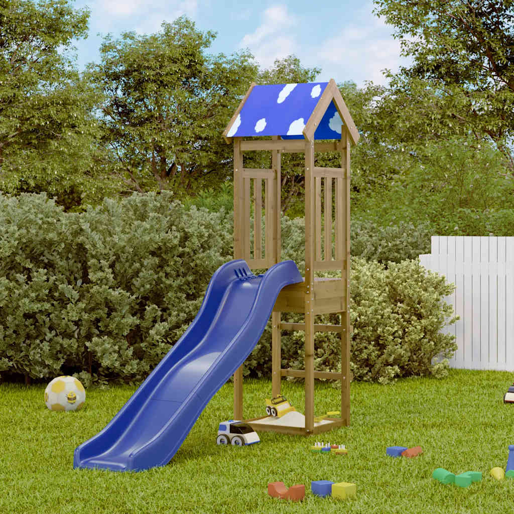 Spielturm Massivholz Kiefer Imprägniert