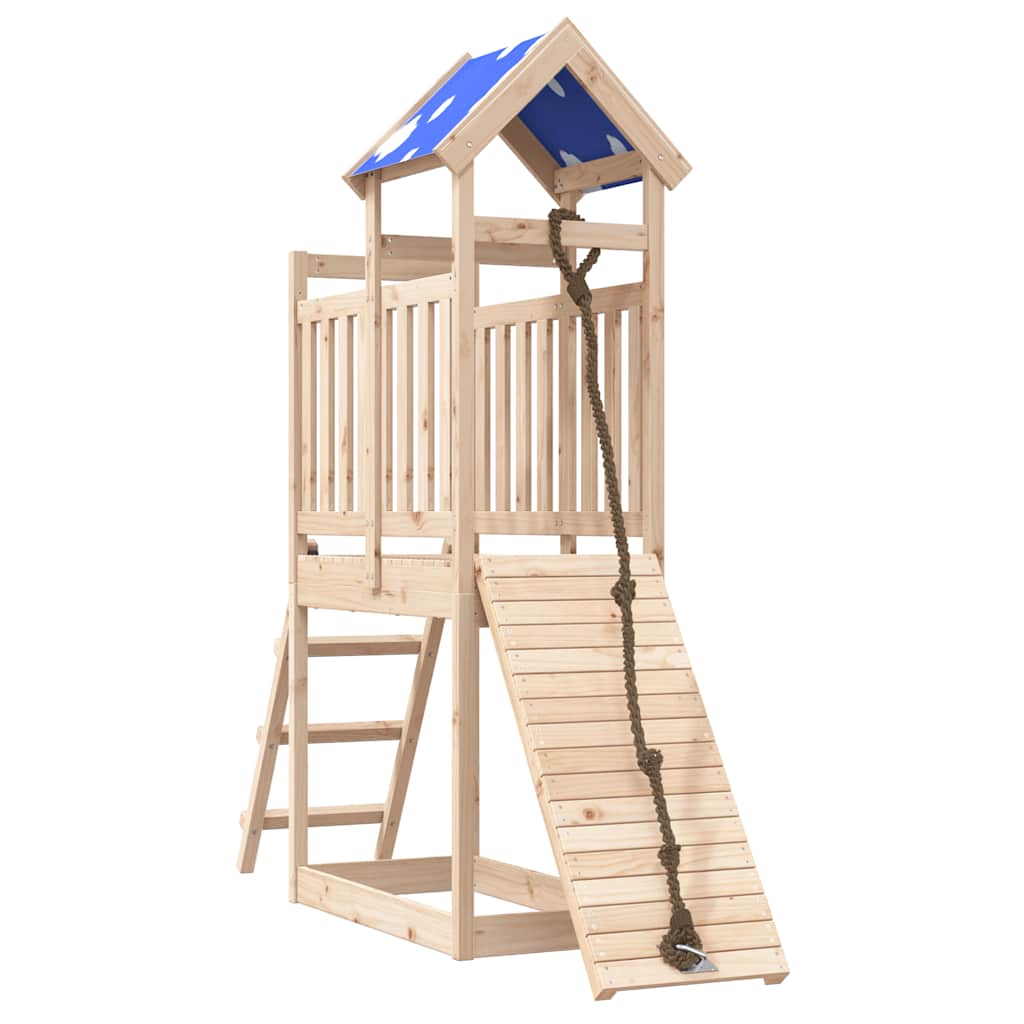 Spielturm Massivholz Kiefer