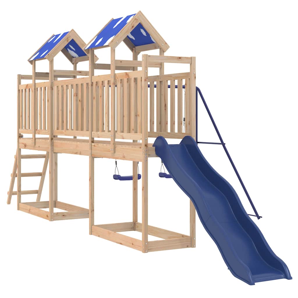 Spielturm Massivholz Kiefer