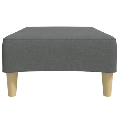Fußhocker Dunkelgrau 77x55x31 cm Stoff