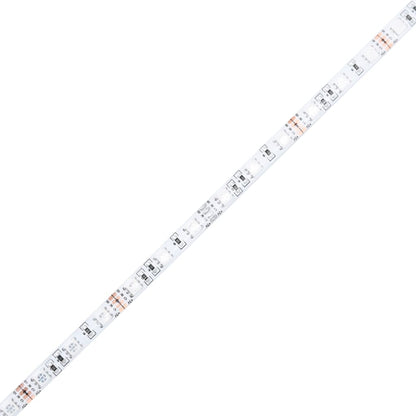 Bettgestell mit LED Betongrau 100x200 cm Holzwerkstoff