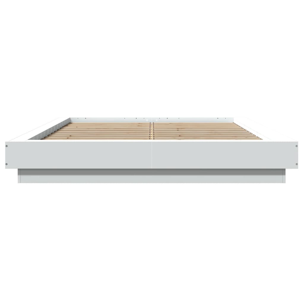 Bettgestell Weiß 120x190 cm Holzwerkstoff