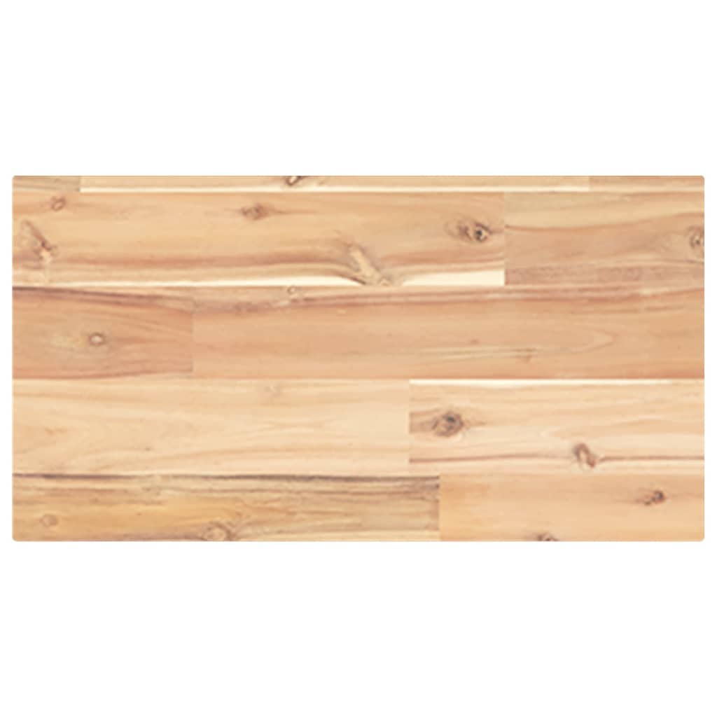 Schweberegal 60x20x2 cm Massivholz Akazie Unbehandelt