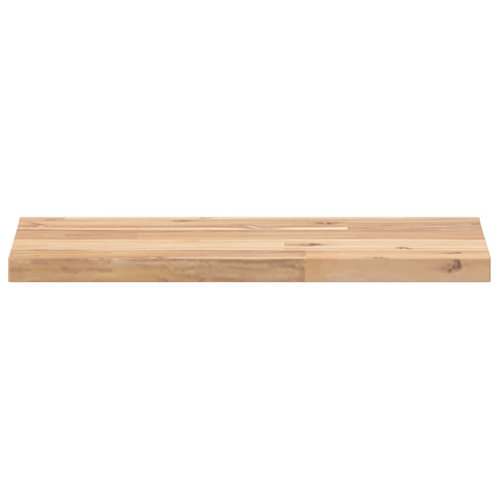 Schweberegal 60x20x2 cm Massivholz Akazie Unbehandelt