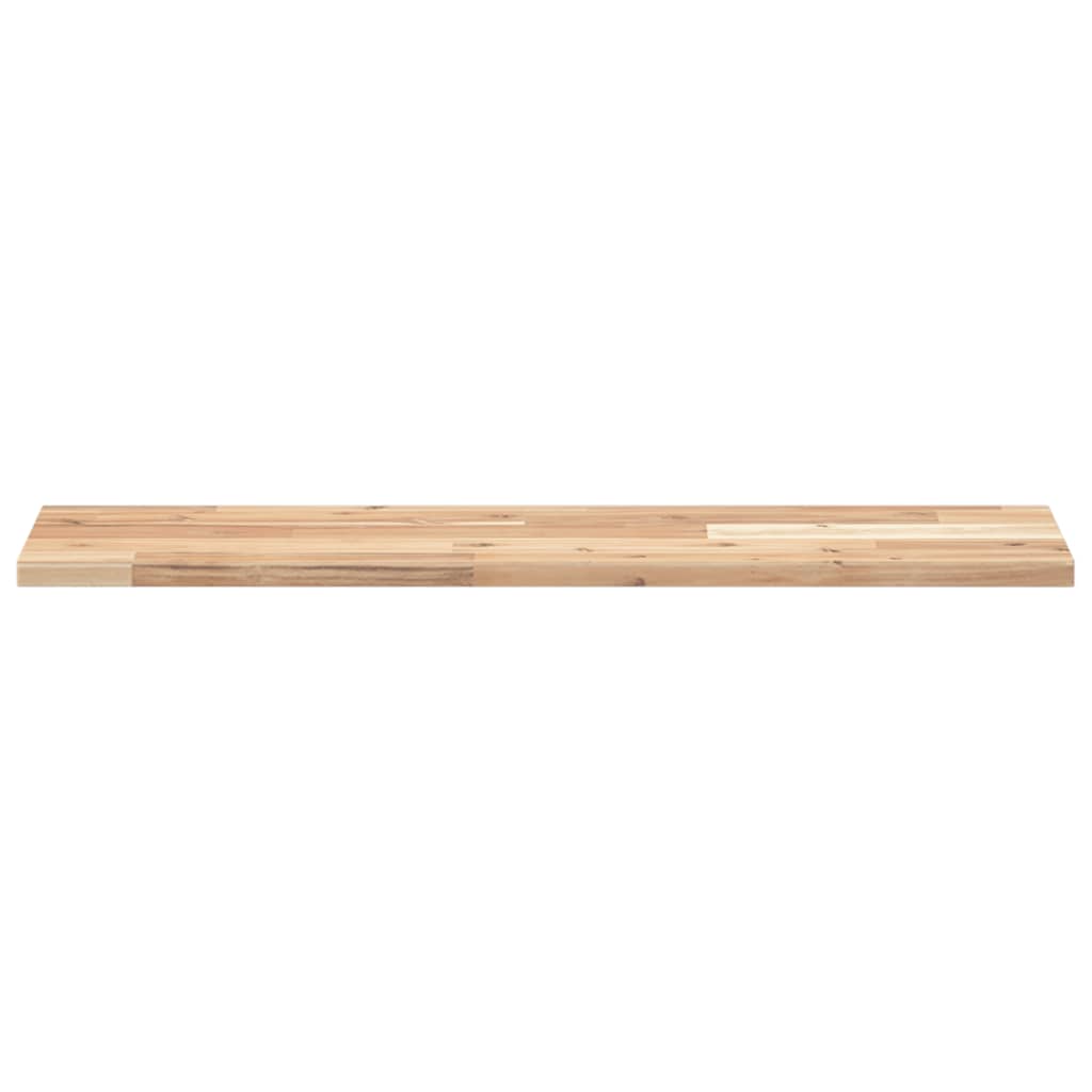 Schweberegal 80x20x2 cm Massivholz Akazie Unbehandelt