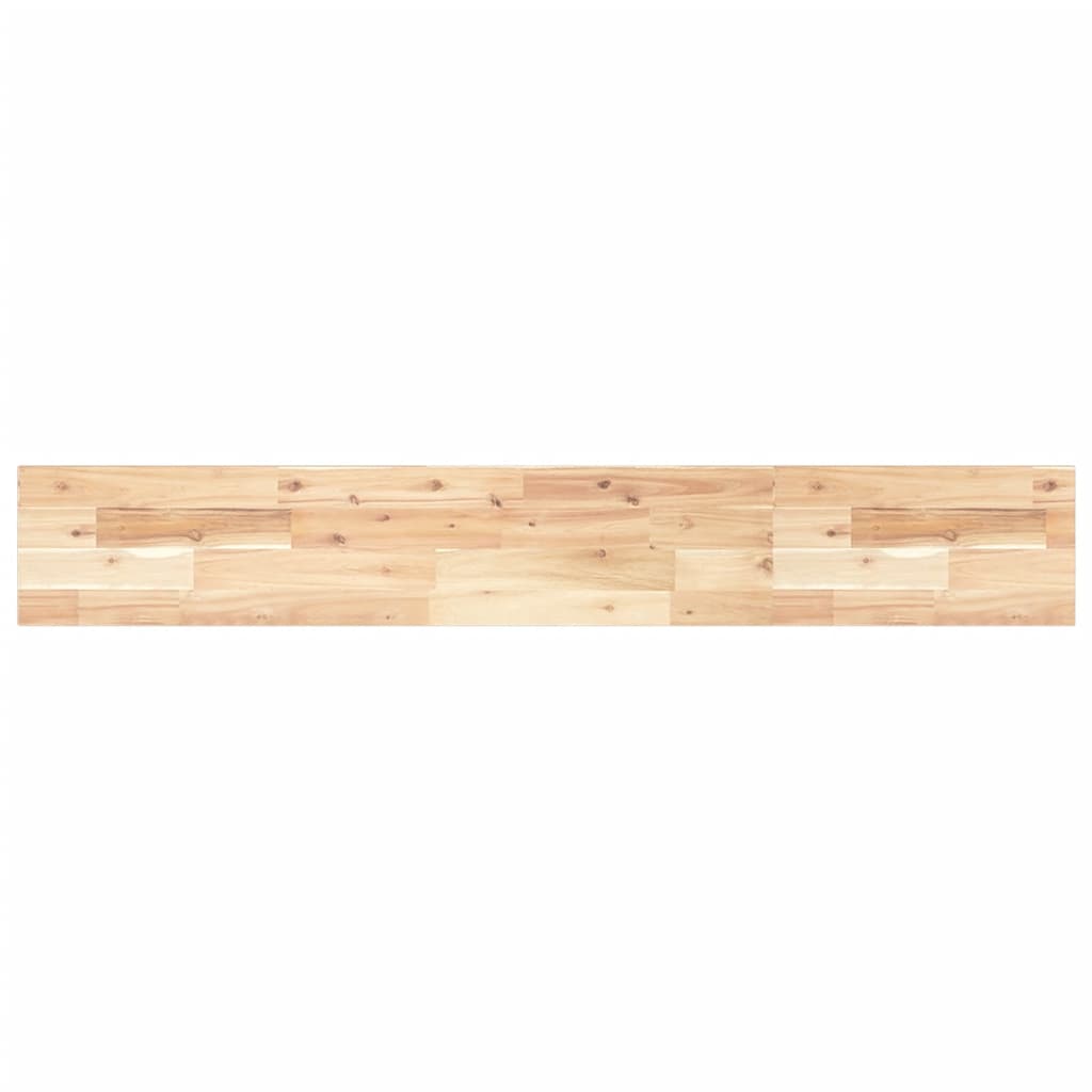 Schweberegal 120x20x2 cm Massivholz Akazie Unbehandelt
