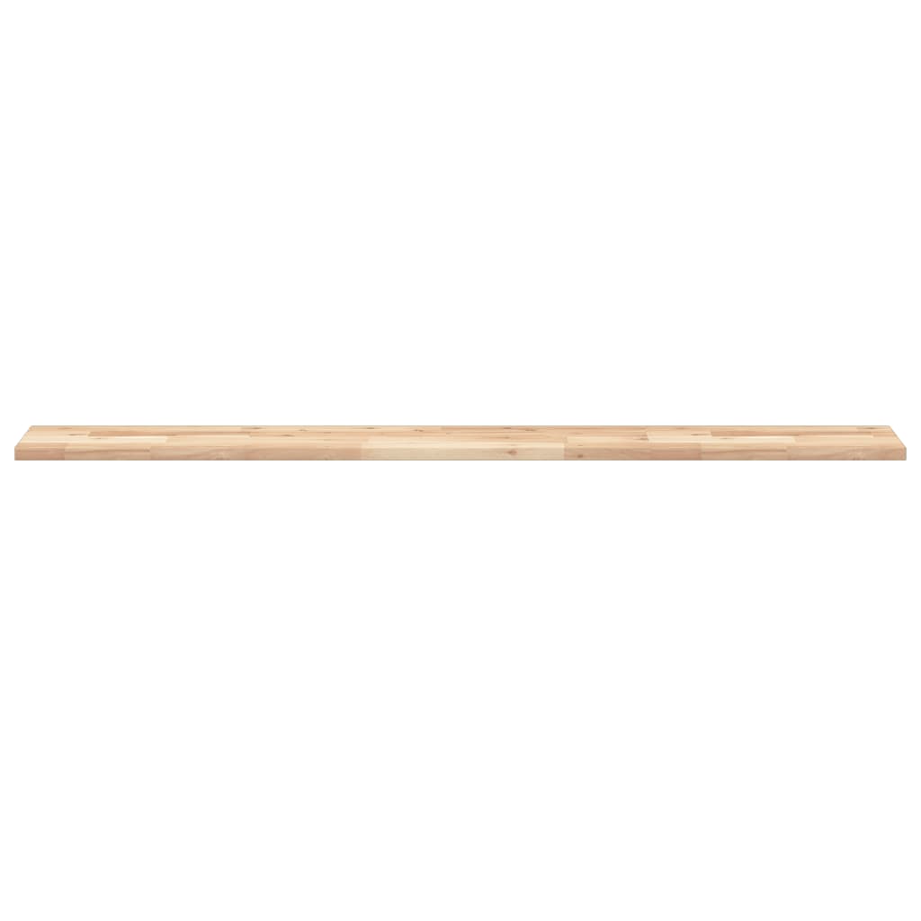 Schweberegal 120x20x2 cm Massivholz Akazie Unbehandelt