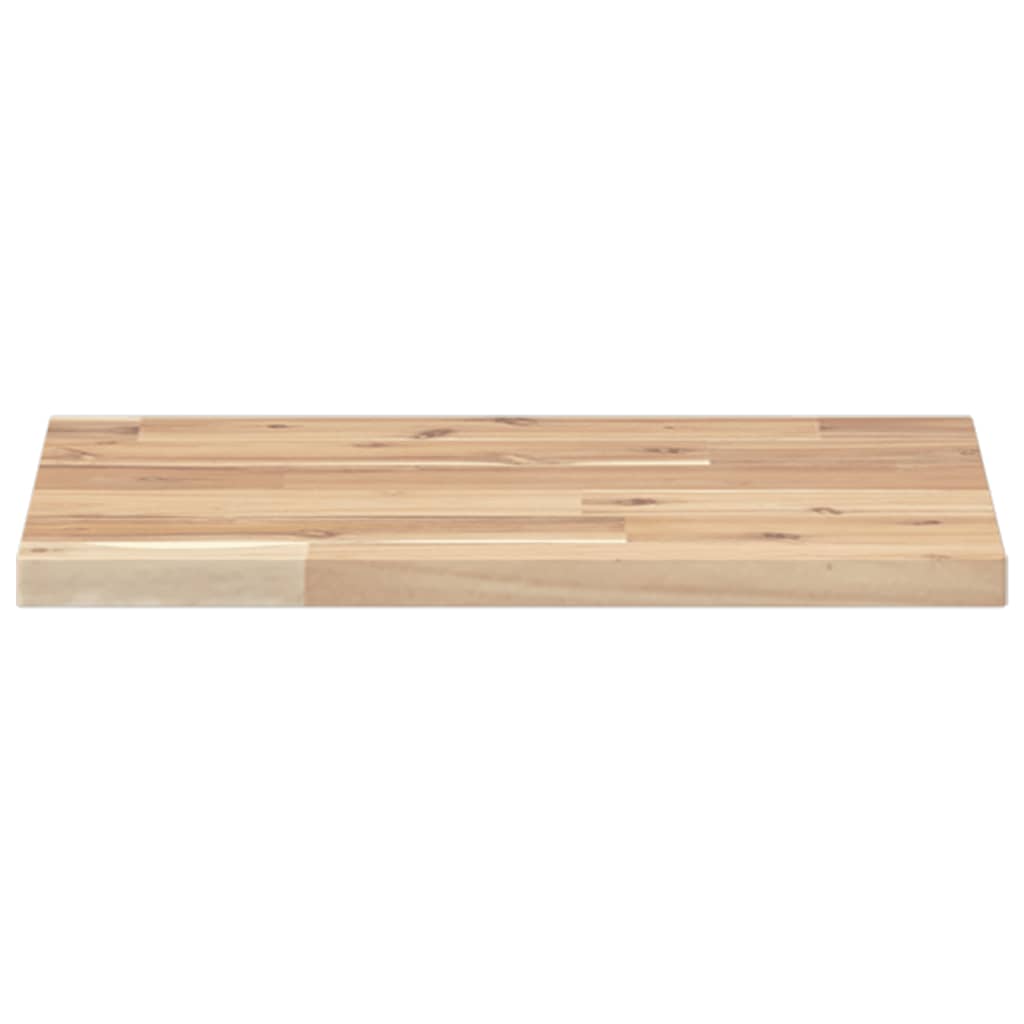 Schweberegal 40x30x2 cm Massivholz Akazie Unbehandelt