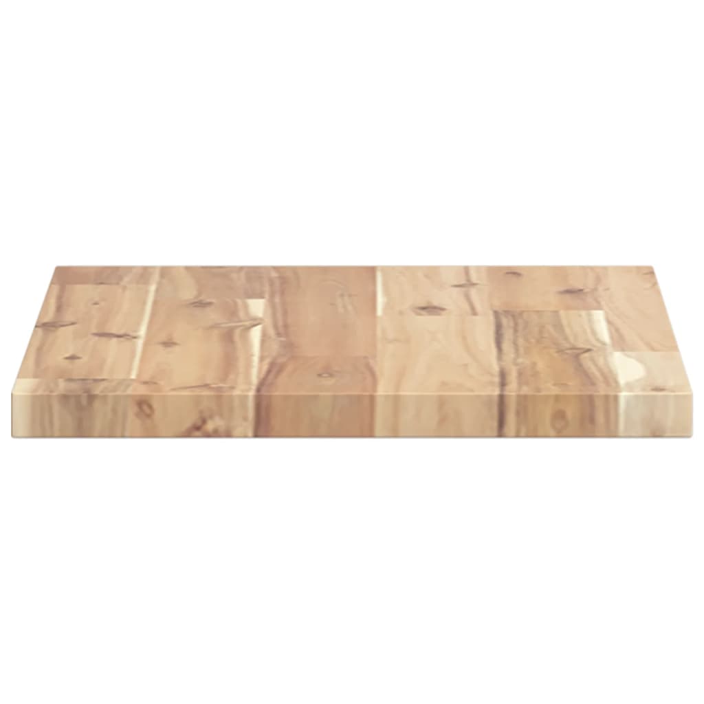 Schweberegal 40x30x2 cm Massivholz Akazie Unbehandelt