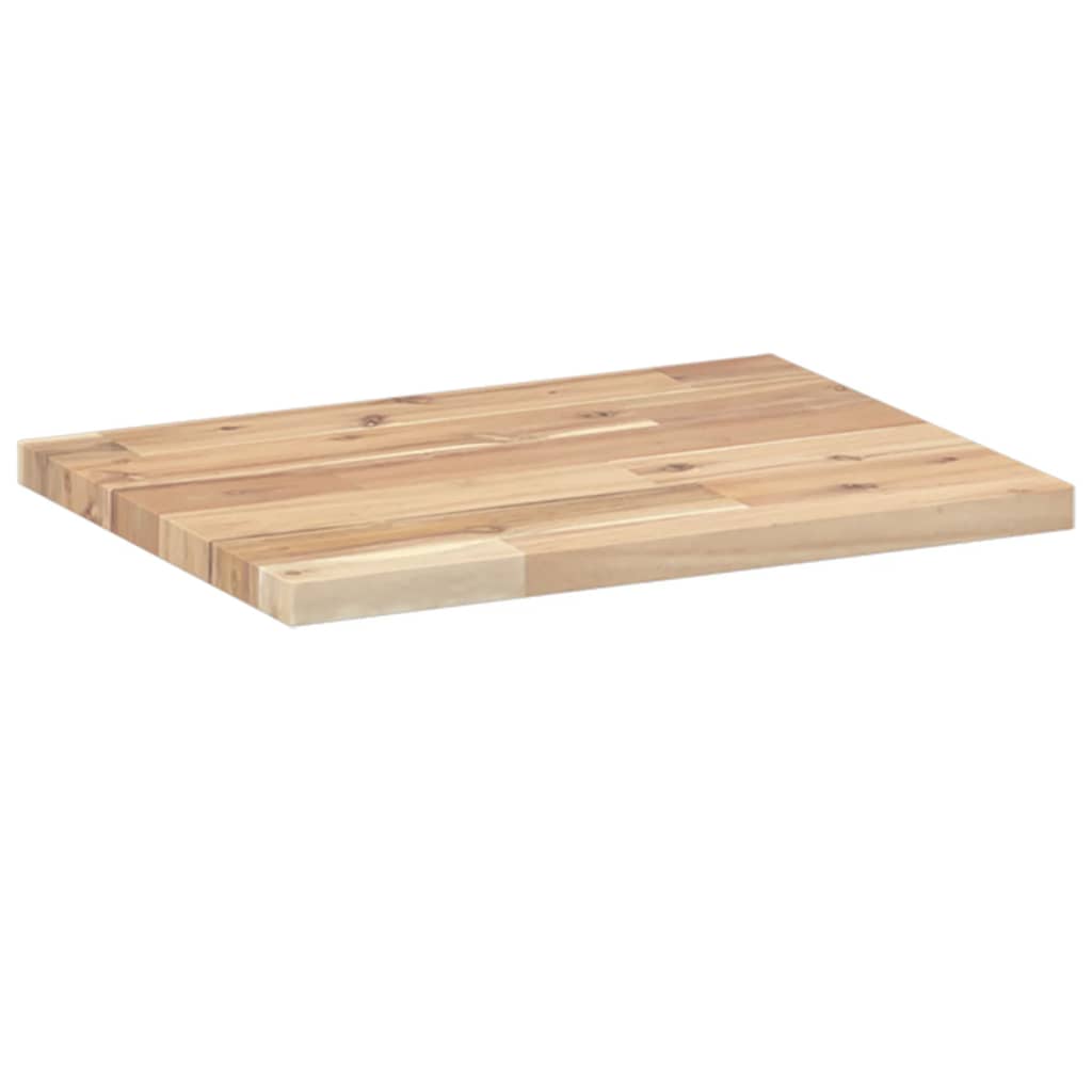 Schweberegal 40x30x2 cm Massivholz Akazie Unbehandelt