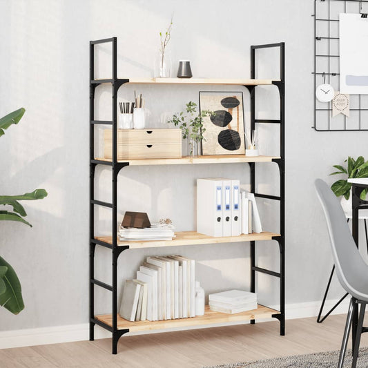 Schweberegale 4 Stk. 80x30x2 cm Massivholz Akazie Unbehandelt