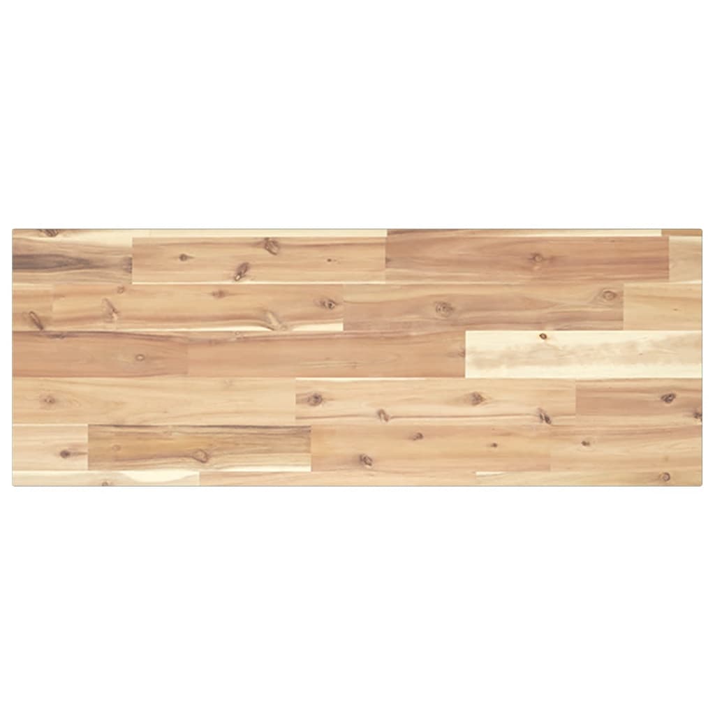 Schweberegal 100x30x2 cm Massivholz Akazie Unbehandelt