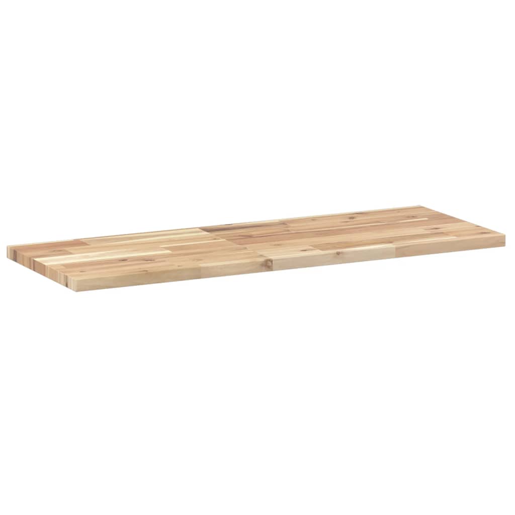 Schweberegal 100x30x2 cm Massivholz Akazie Unbehandelt