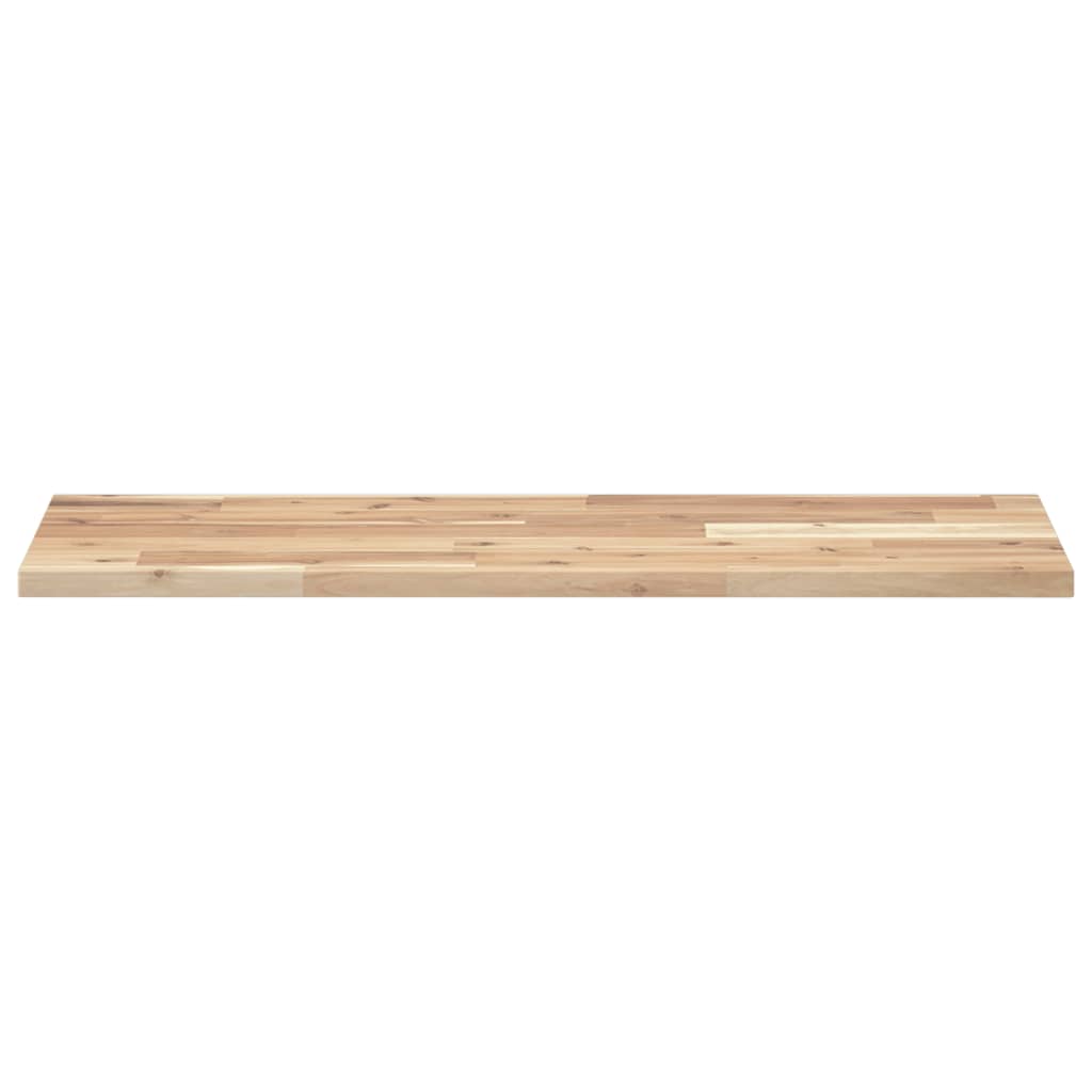 Schweberegal 100x30x2 cm Massivholz Akazie Unbehandelt