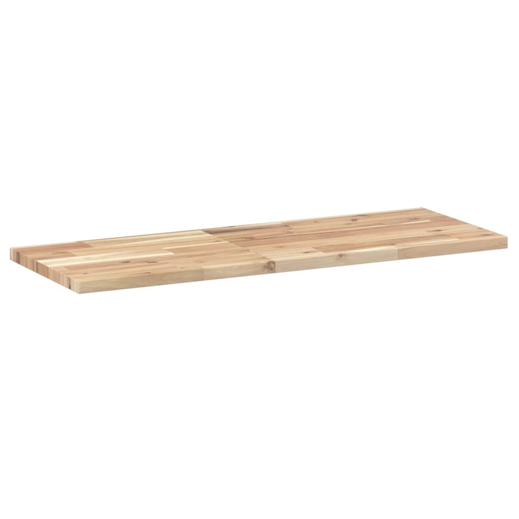 Schweberegal 100x30x2 cm Massivholz Akazie Unbehandelt