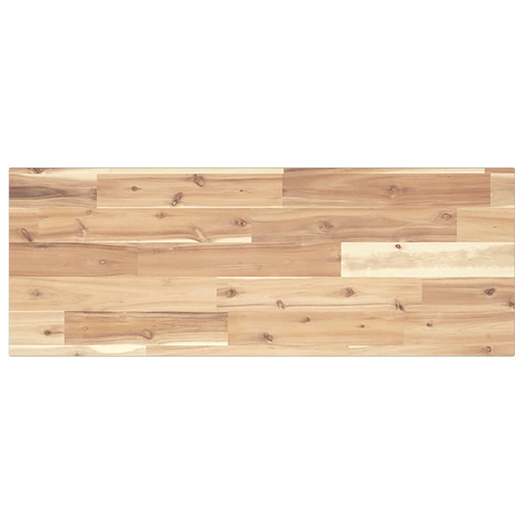 Schweberegale 2 Stk. 100x30x2 cm Massivholz Akazie Unbehandelt