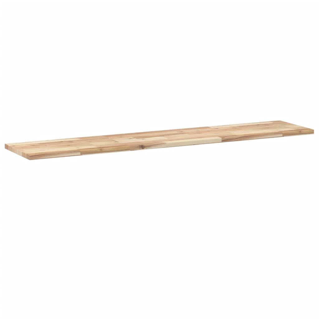 Schweberegal 140x30x2 cm Massivholz Akazie Unbehandelt