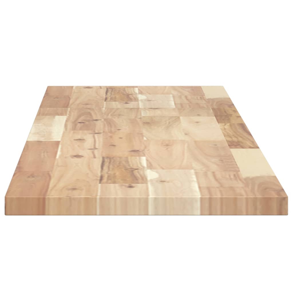 Schweberegal 140x30x2 cm Massivholz Akazie Unbehandelt