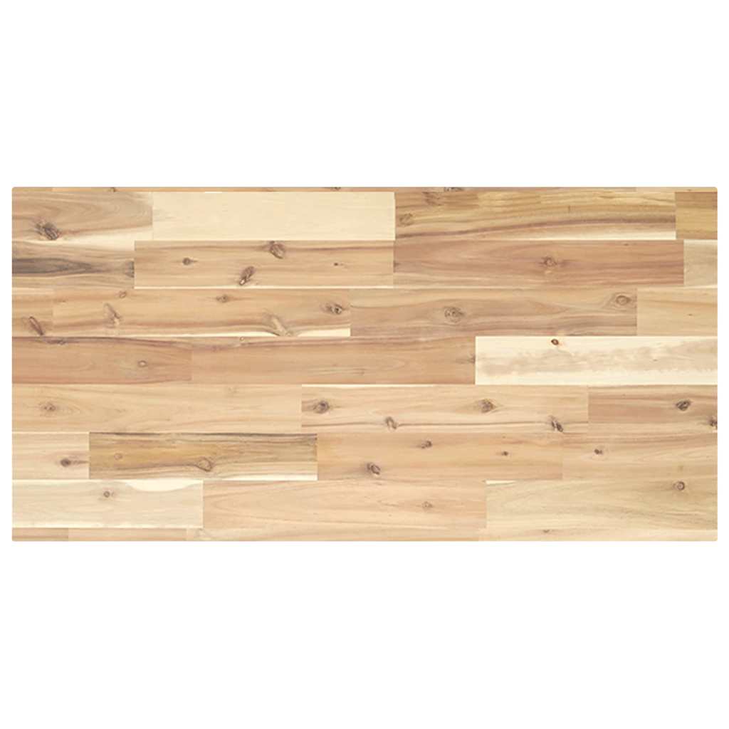 Schweberegal 80x40x2 cm Massivholz Akazie Unbehandelt