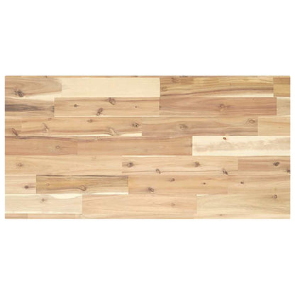 Schweberegale 2 Stk. 80x40x2 cm Massivholz Akazie Unbehandelt