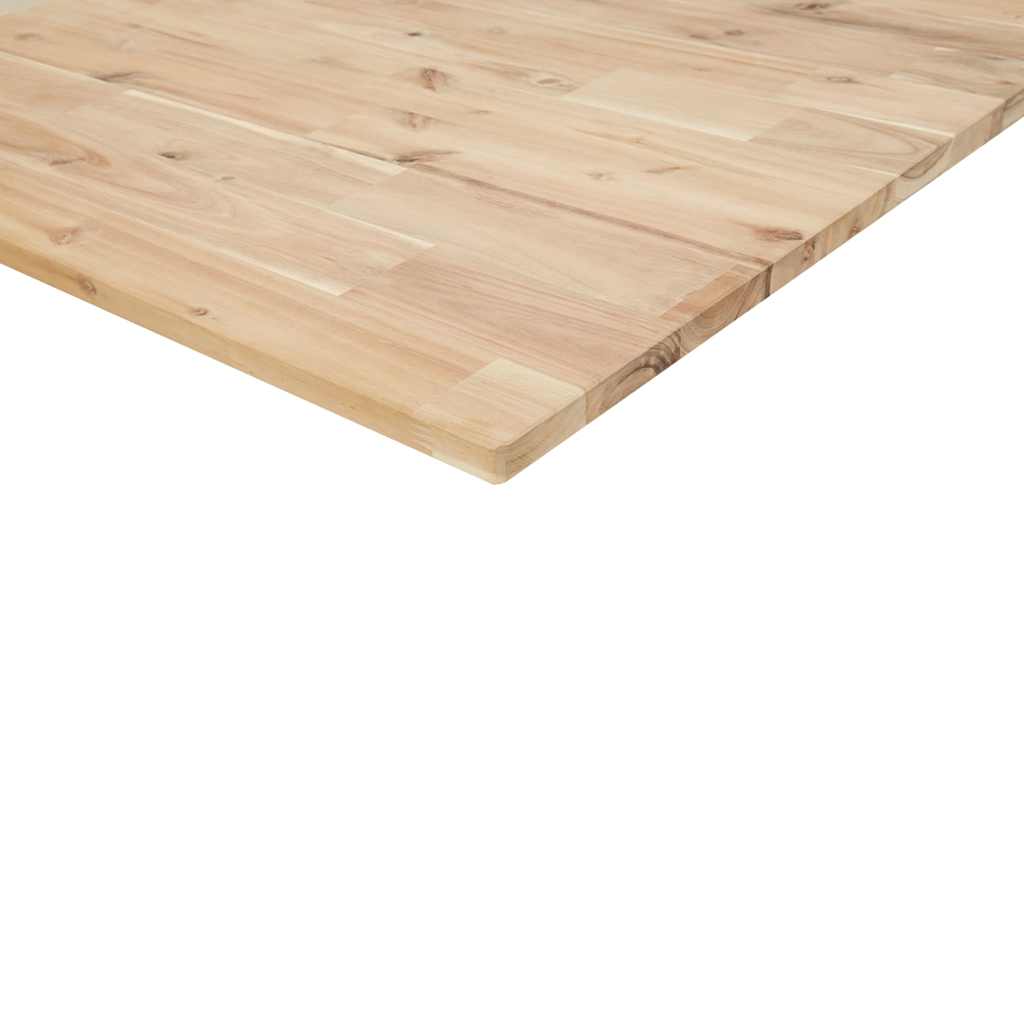 Schweberegale 2 Stk. 80x40x2 cm Massivholz Akazie Unbehandelt