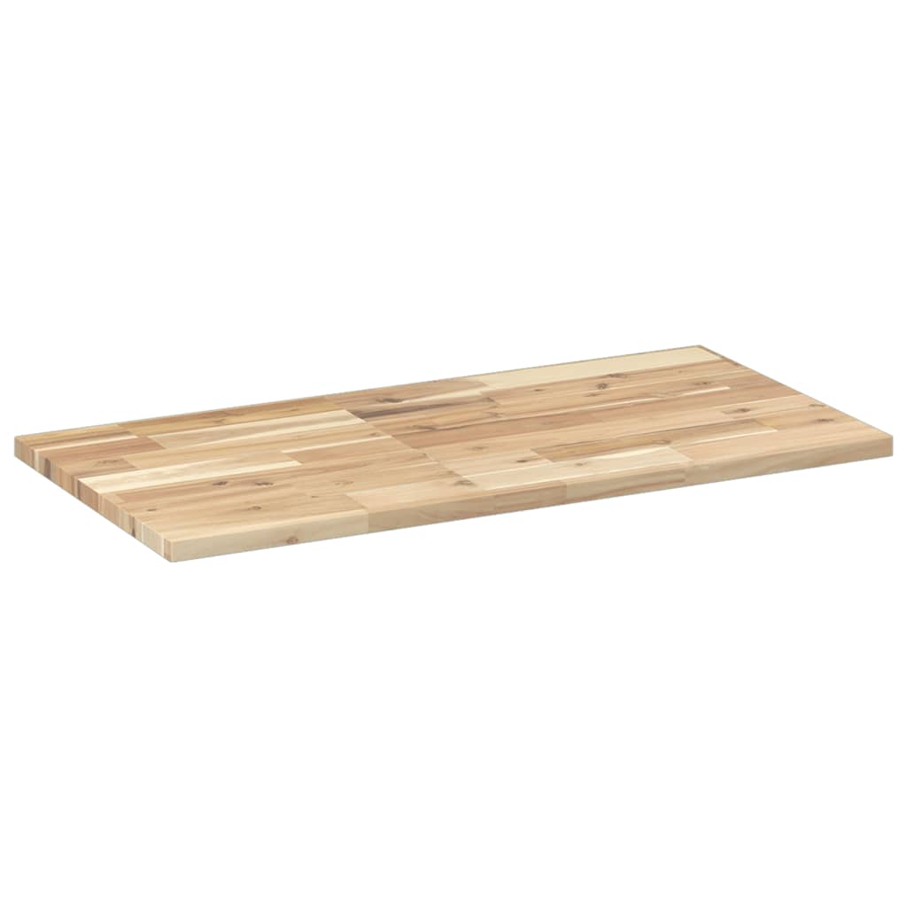 Schweberegal 100x40x2 cm Massivholz Akazie Unbehandelt